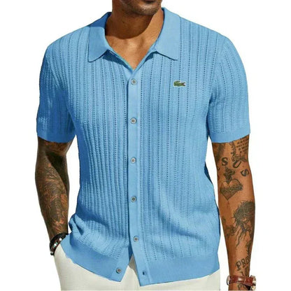 LAC0STE™Men's classic slim-fit shirt