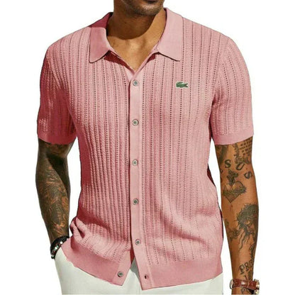 LAC0STE™Men's classic slim-fit shirt